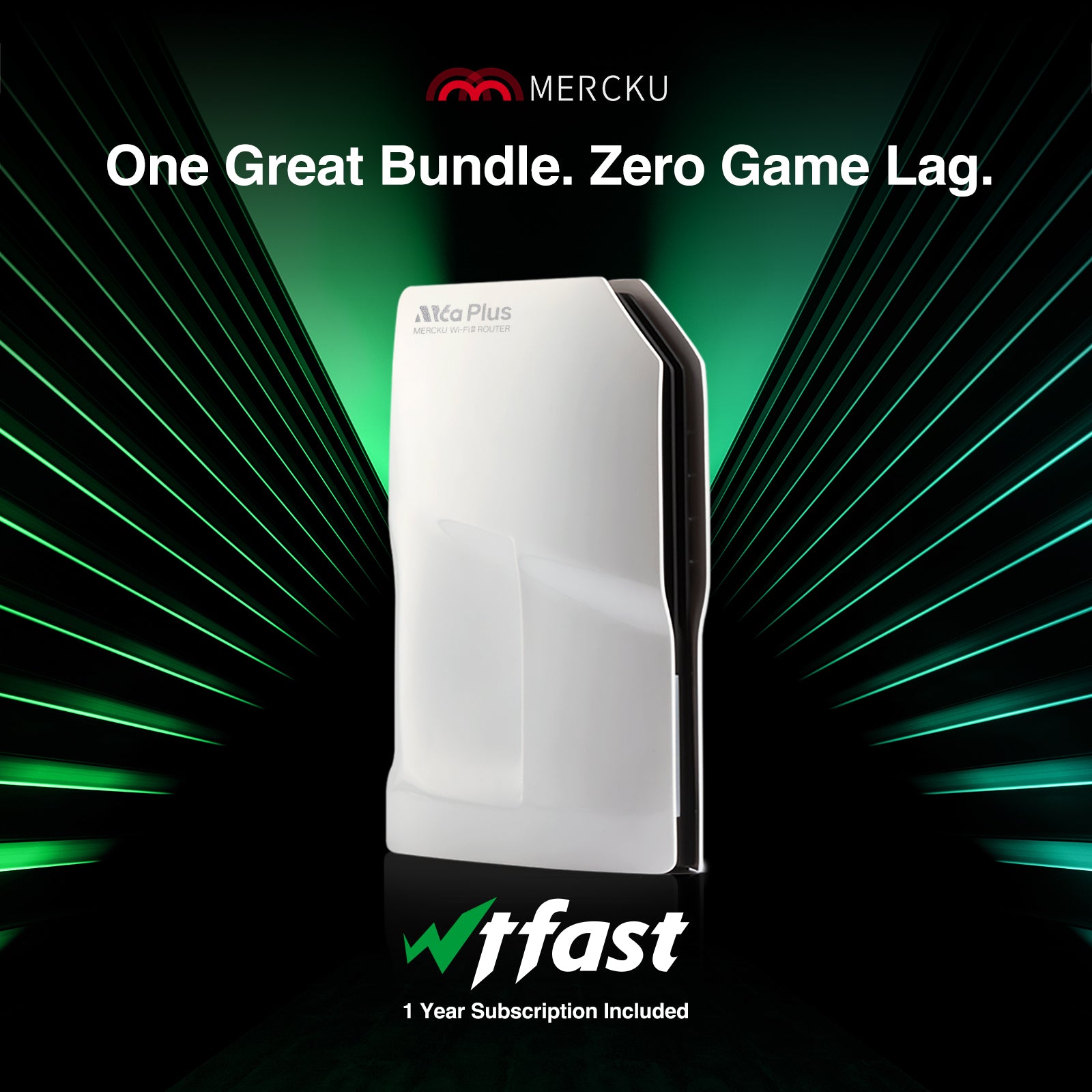 WTFast (1 Year) x Mercku Gaming Router Bundle – Mercku Wi-Fi Canada