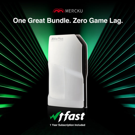 WTFast (1 Year) x Mercku Gaming Router Bundle
